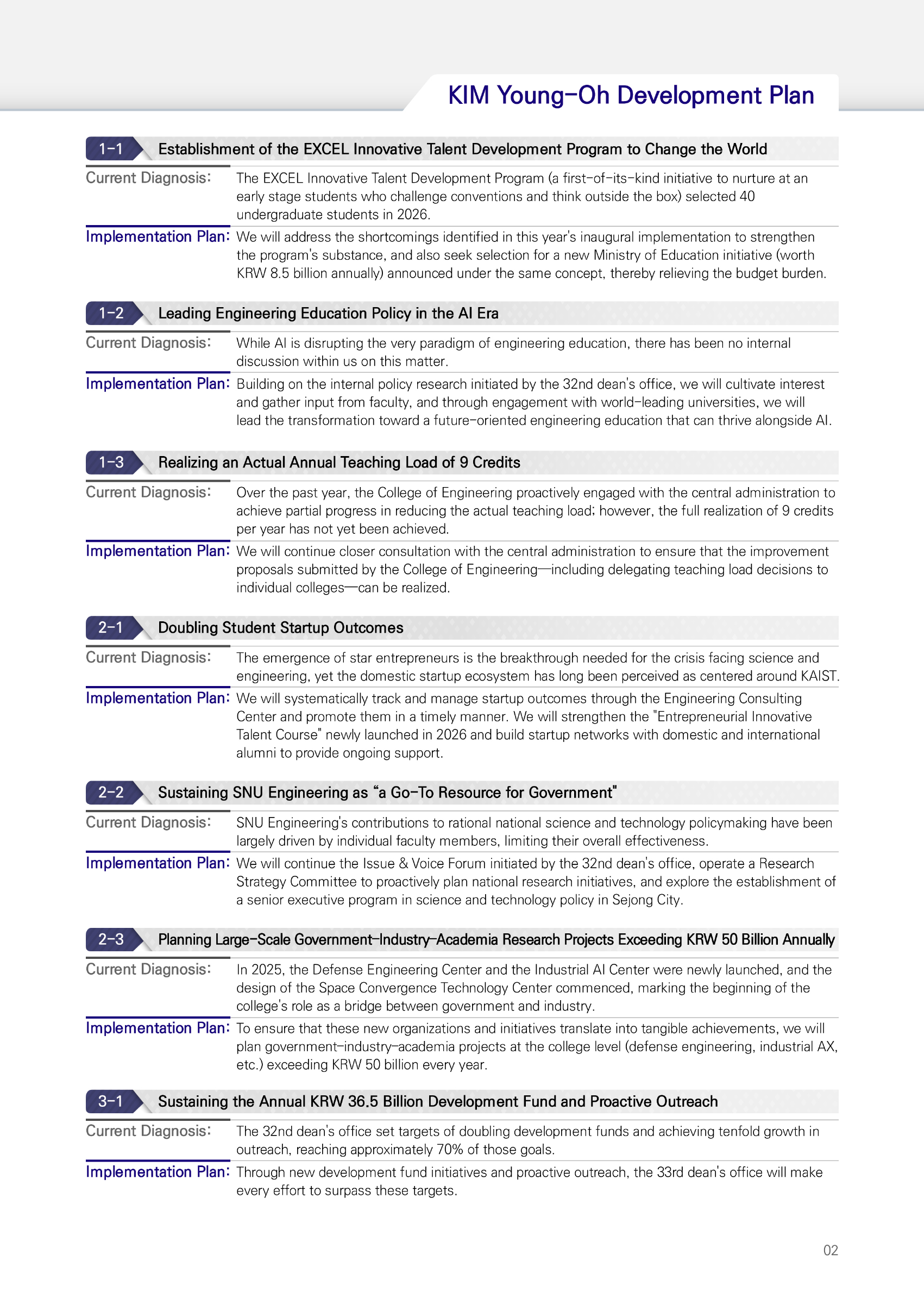 Development Plan page 2